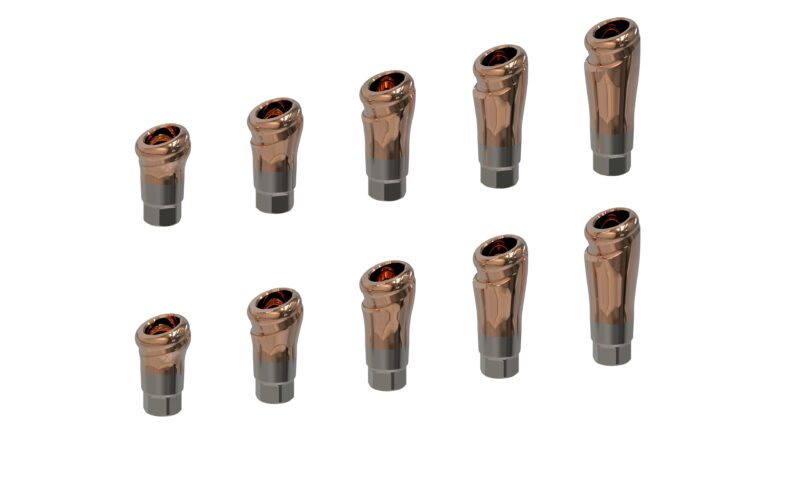 Abgewinkelte DOCKLOCS Abutment Sets 18°